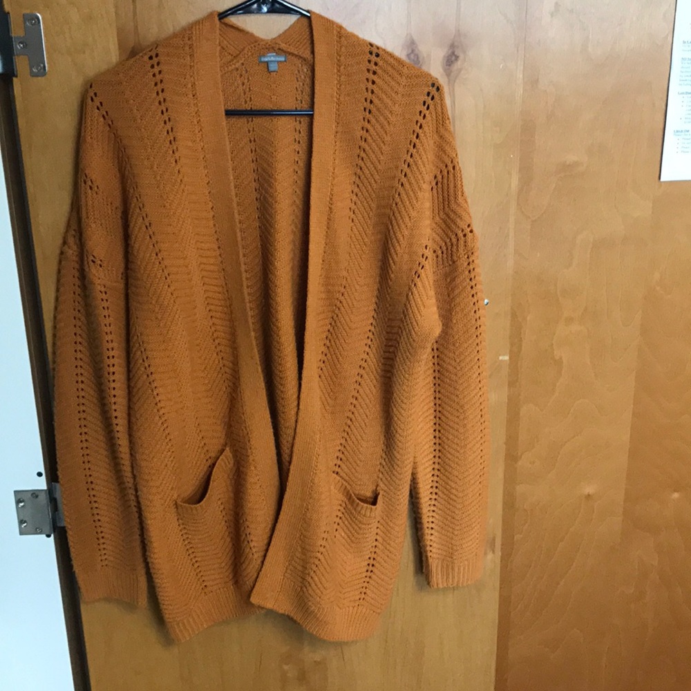 Mustard yellow Charlotte Russe Cardigan